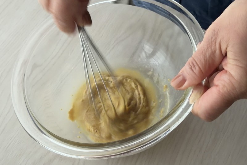 グラバラックスの彩りフルーツ添え 作り方①